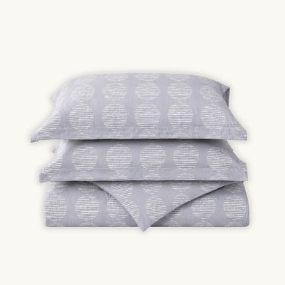 Luxe Stripe Dots Bedding Set - 6 Piece