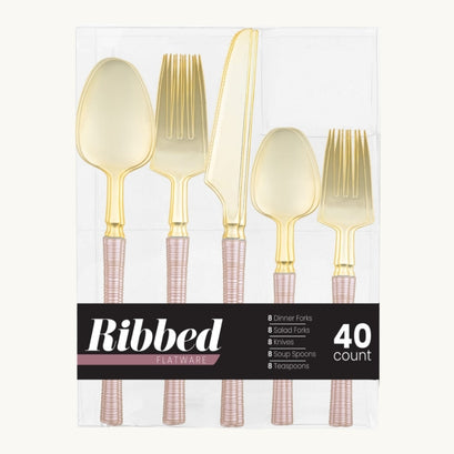 Ribbed Flatware Collection