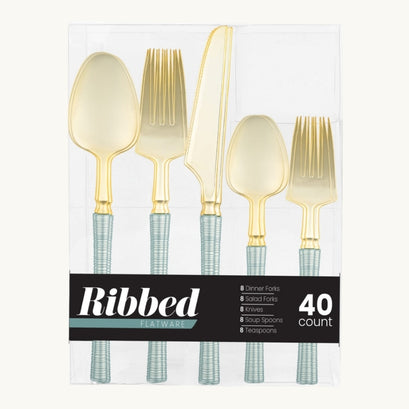 Ribbed Flatware Collection