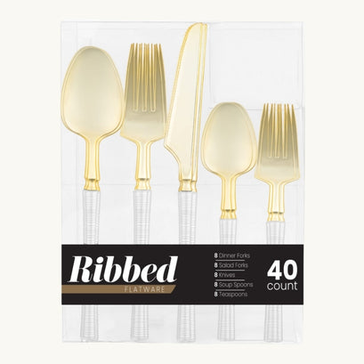 Ribbed Flatware Collection