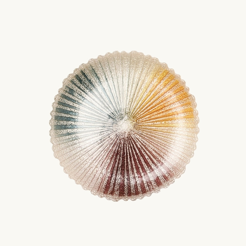 10" Colorful glass plate