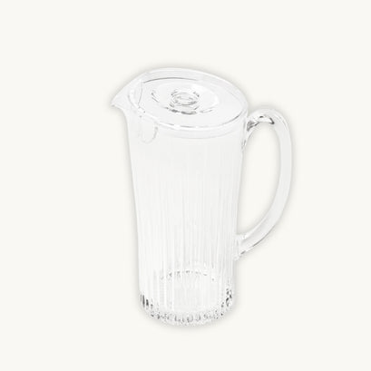 Lucite Pitcher- Stripe Design