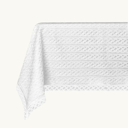 Cable Lace Tablecloth