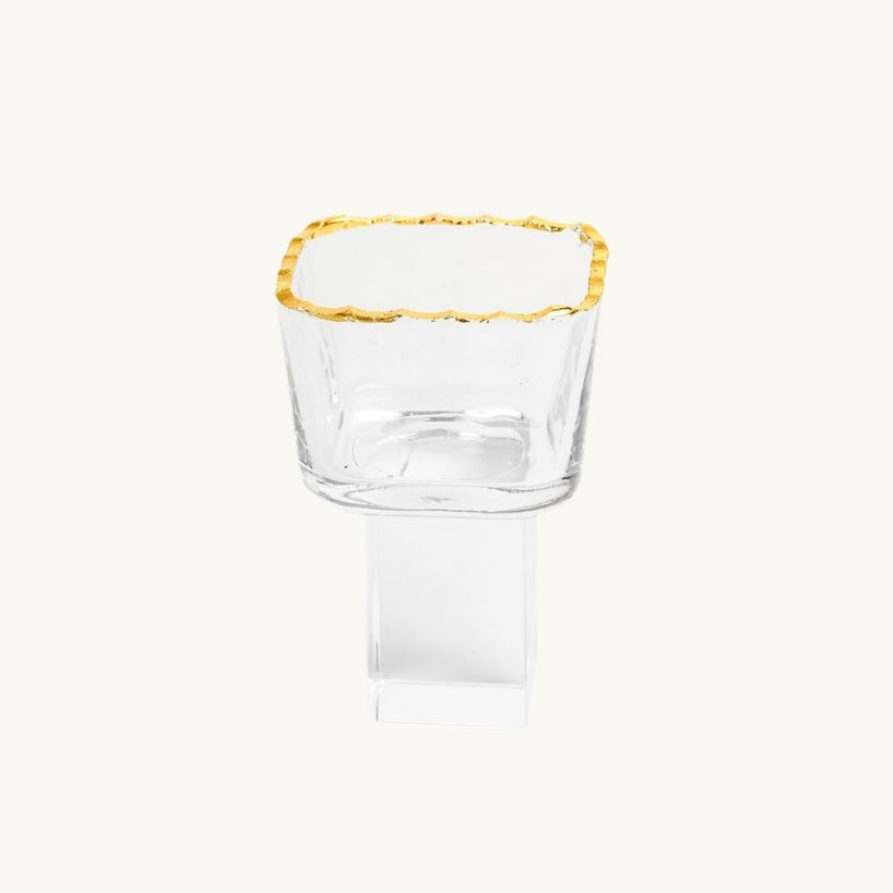 Monte Carlo Gold Rimmed Mini Dessert Cups 2 oz