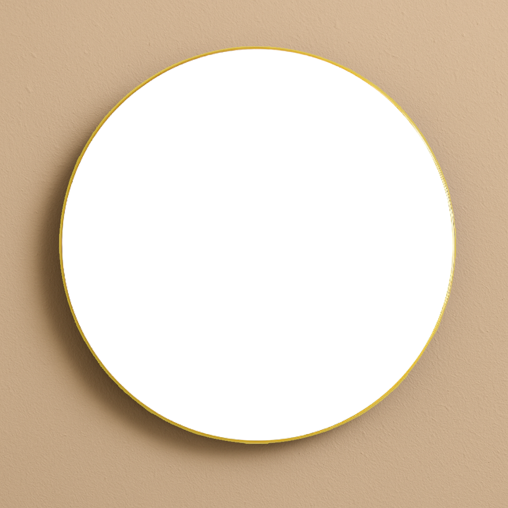 White with Gold Rim Chargers- 4 Count
