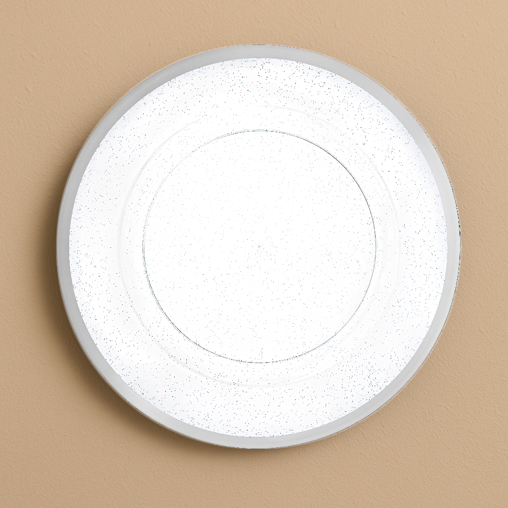 Decor 13" Charger Plates Clear/Silver - 8 count