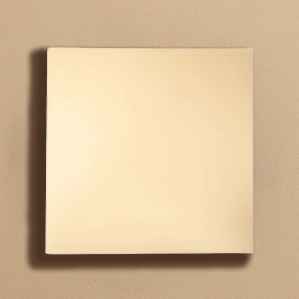 13" Gold Square Mirror Charger