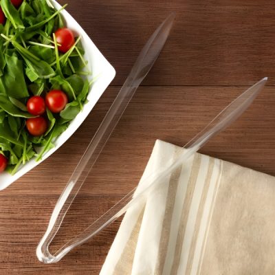Clear or Silver Tongs