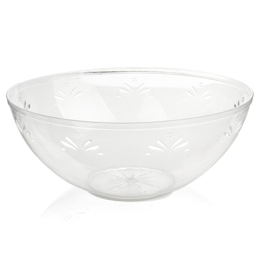 Medium Round Plastic Serving Bowl - The Closeout Connection