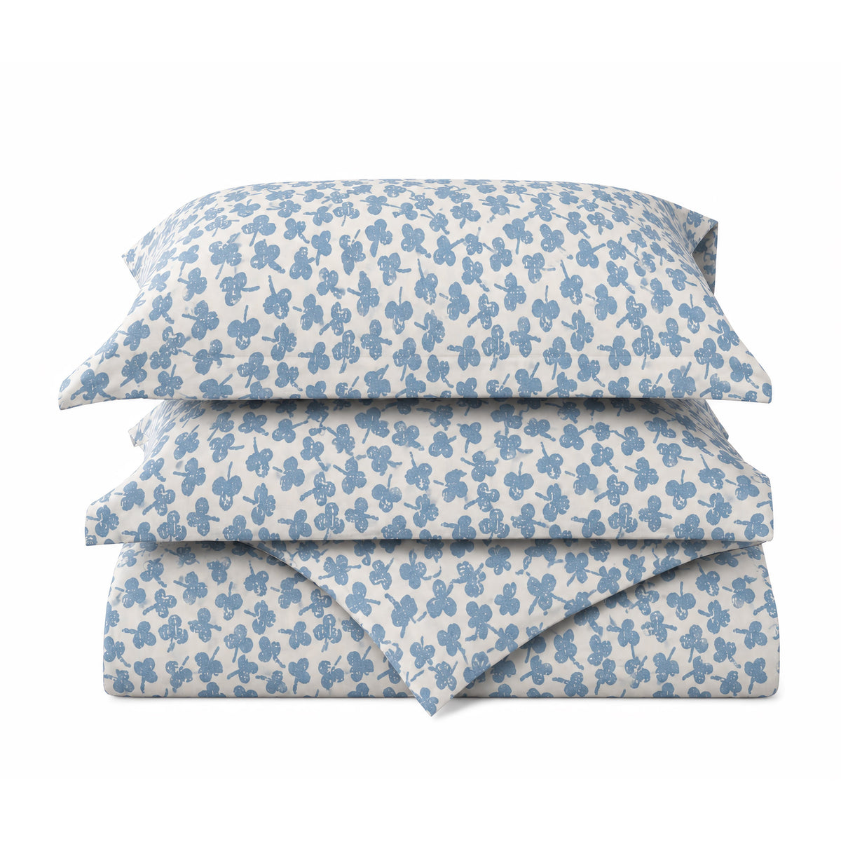 Luxe Clover Field Bedding Set - folded stack