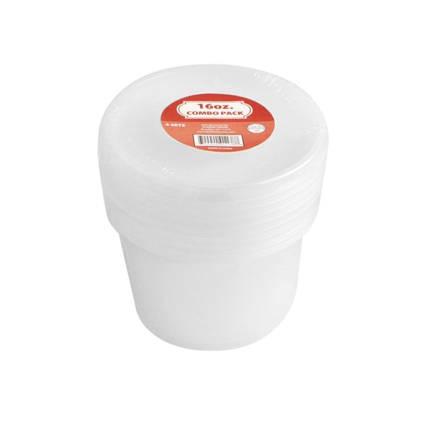 16oz Combo Pack Containers - The Closeout Connection