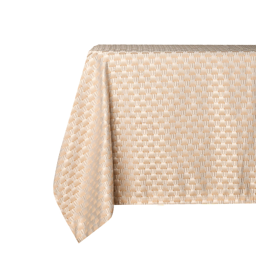 Contessa Beige Tablecloth - The Closeout Connection
