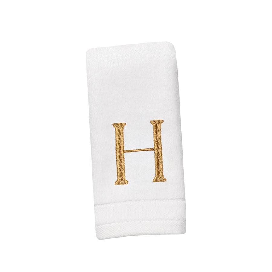 Monogrammed Gold / Silver Bath Towels - The Closeout Connection