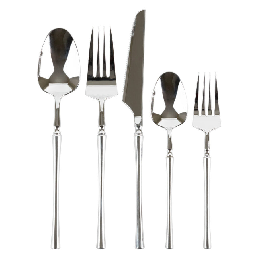 Infinity Flatware Collection Silver 5-piece place setting