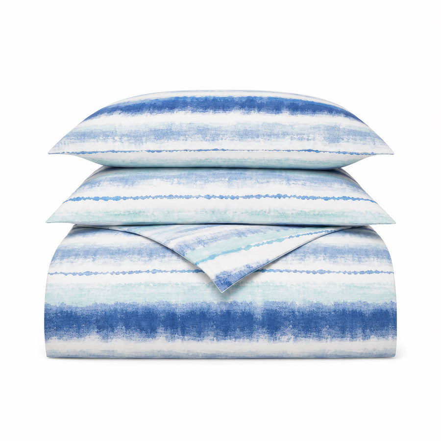 Luxe Meridian Blue Bedding Set - 6 Piece