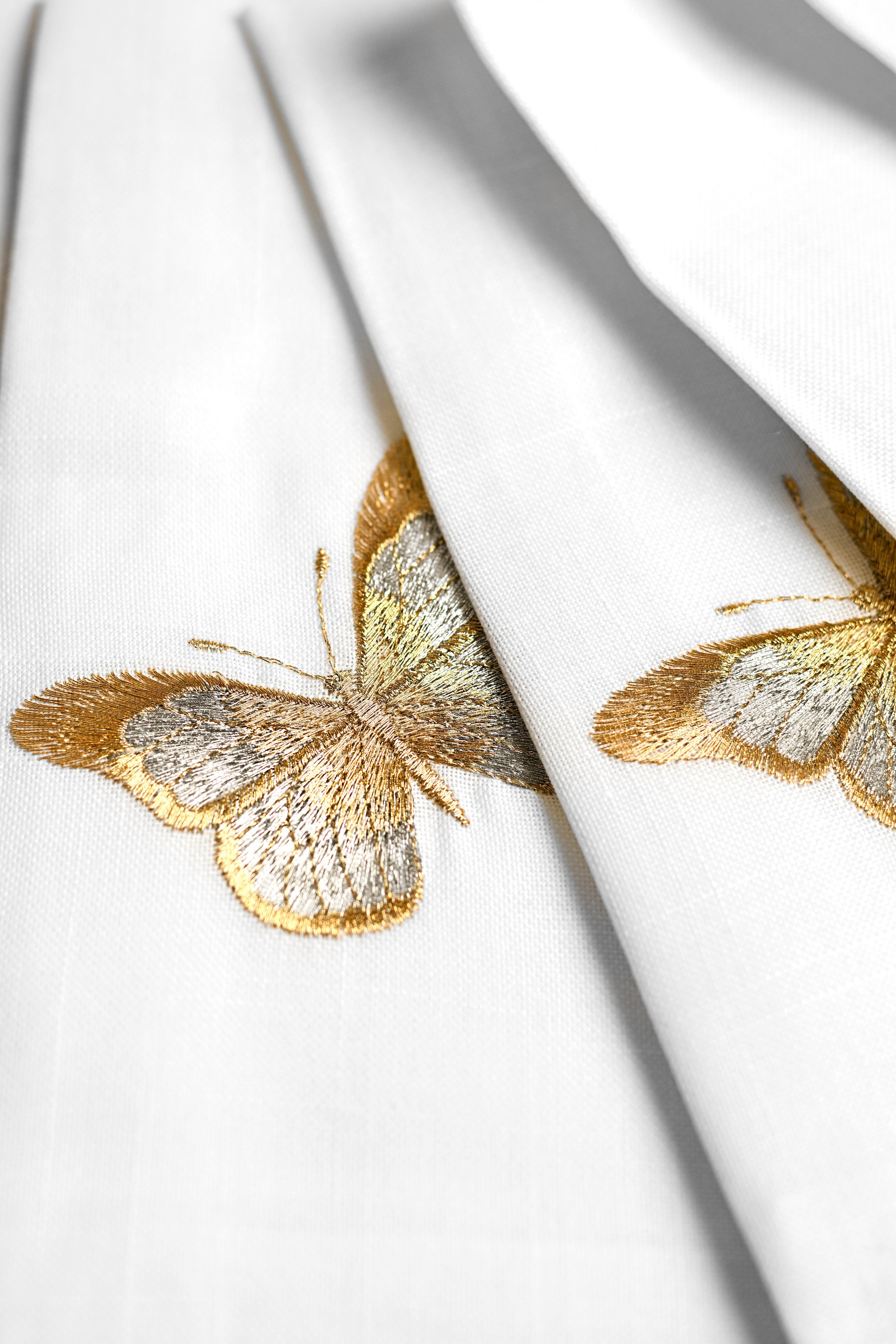 Butterfly Cloth Napkins - 4 Count - The Closeout Connection
