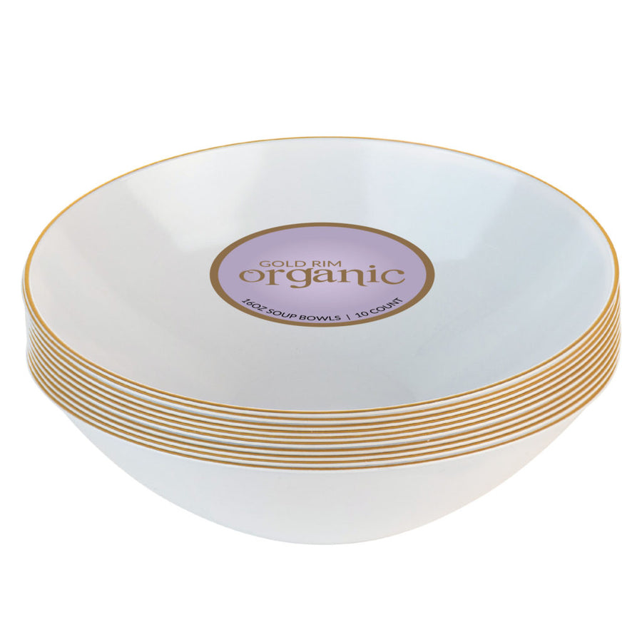 White/Gold Rim- 10 ct - The Closeout Connection