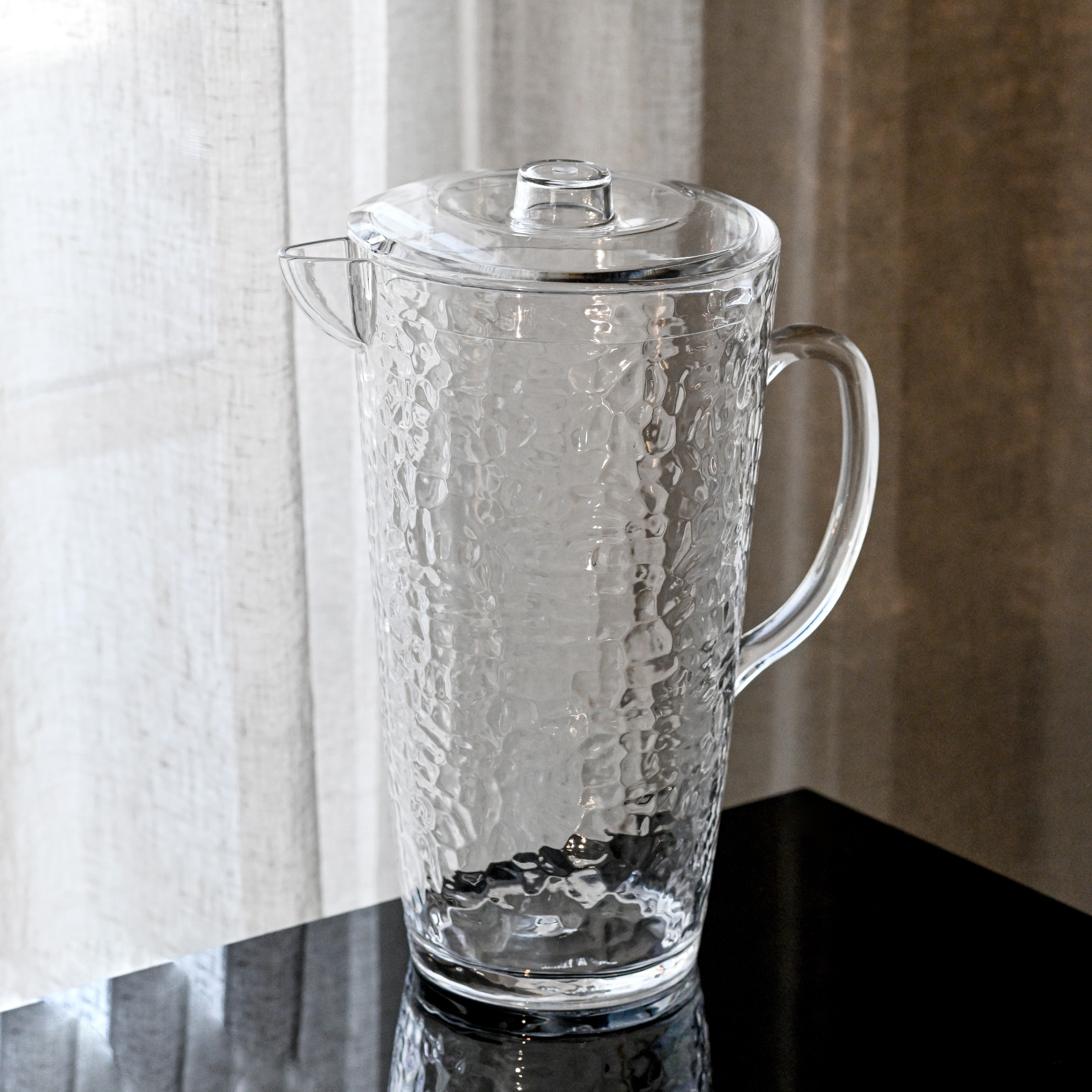 Pitcher Clear Transparent Top without Golden Rim - The Closeout Connection