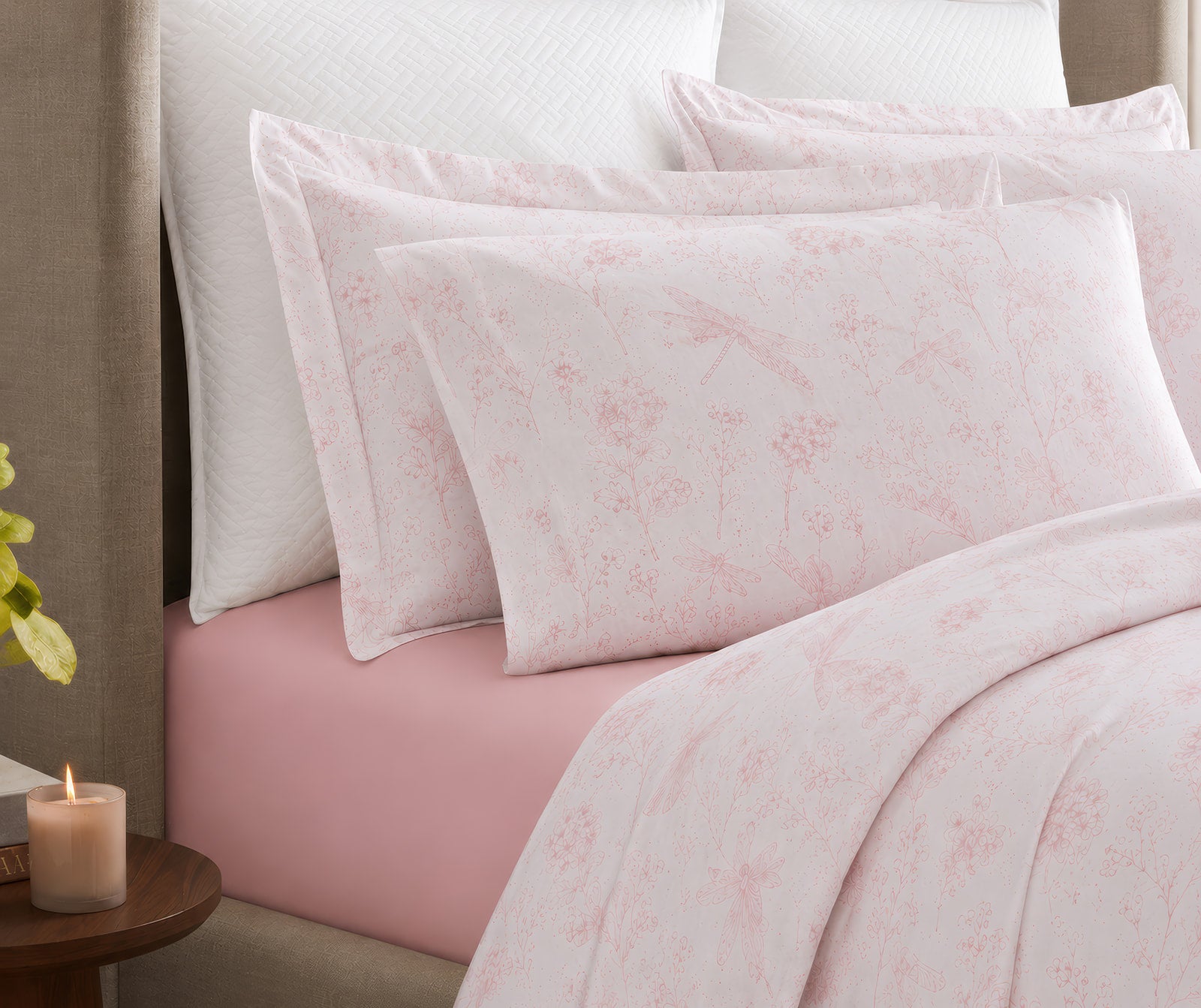 Luxe Dragonfly Garden Bedding set - 6 Piece