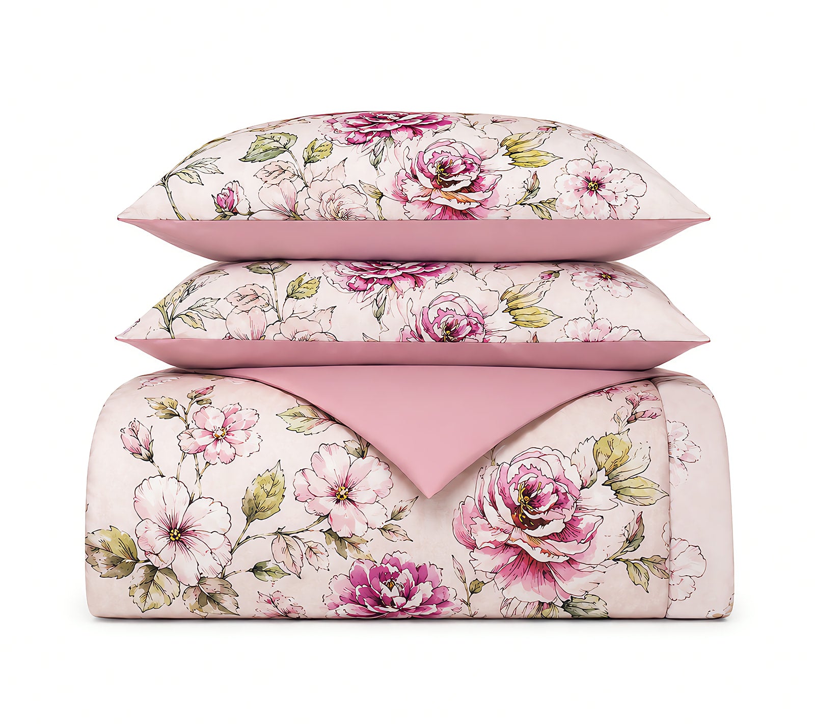 Blush Groove Bedding Set - 8 Piece