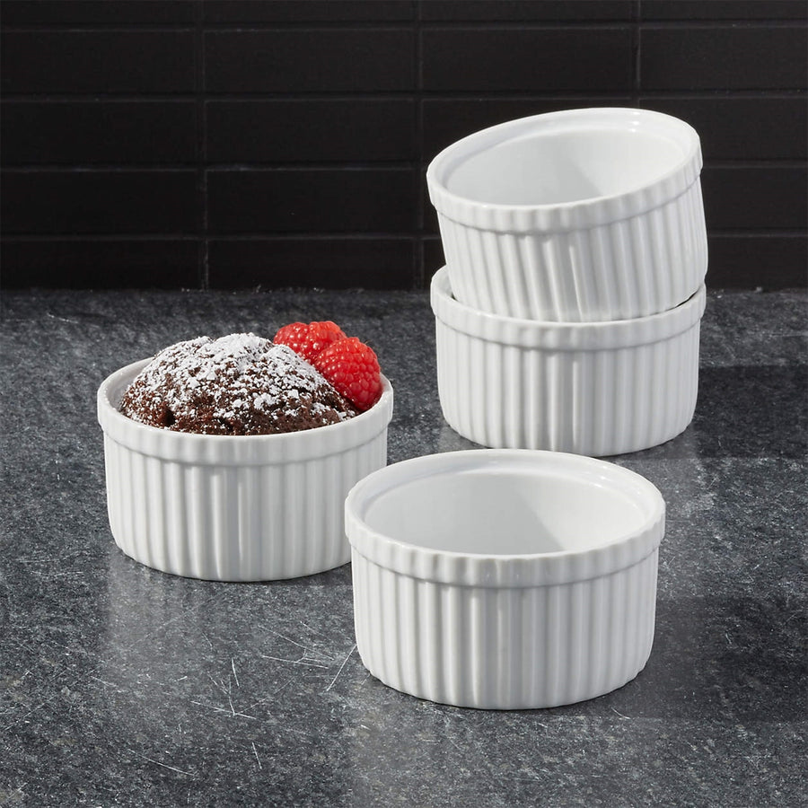 Small Mini Porcelain Ramekin Set of Six - The Closeout Connection