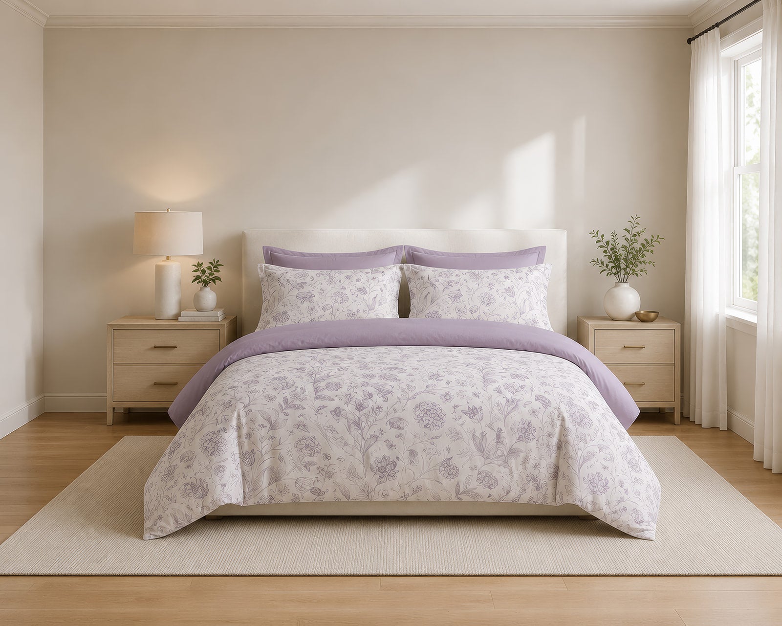 Scattered Gardens Bedding Set - 8 Piece