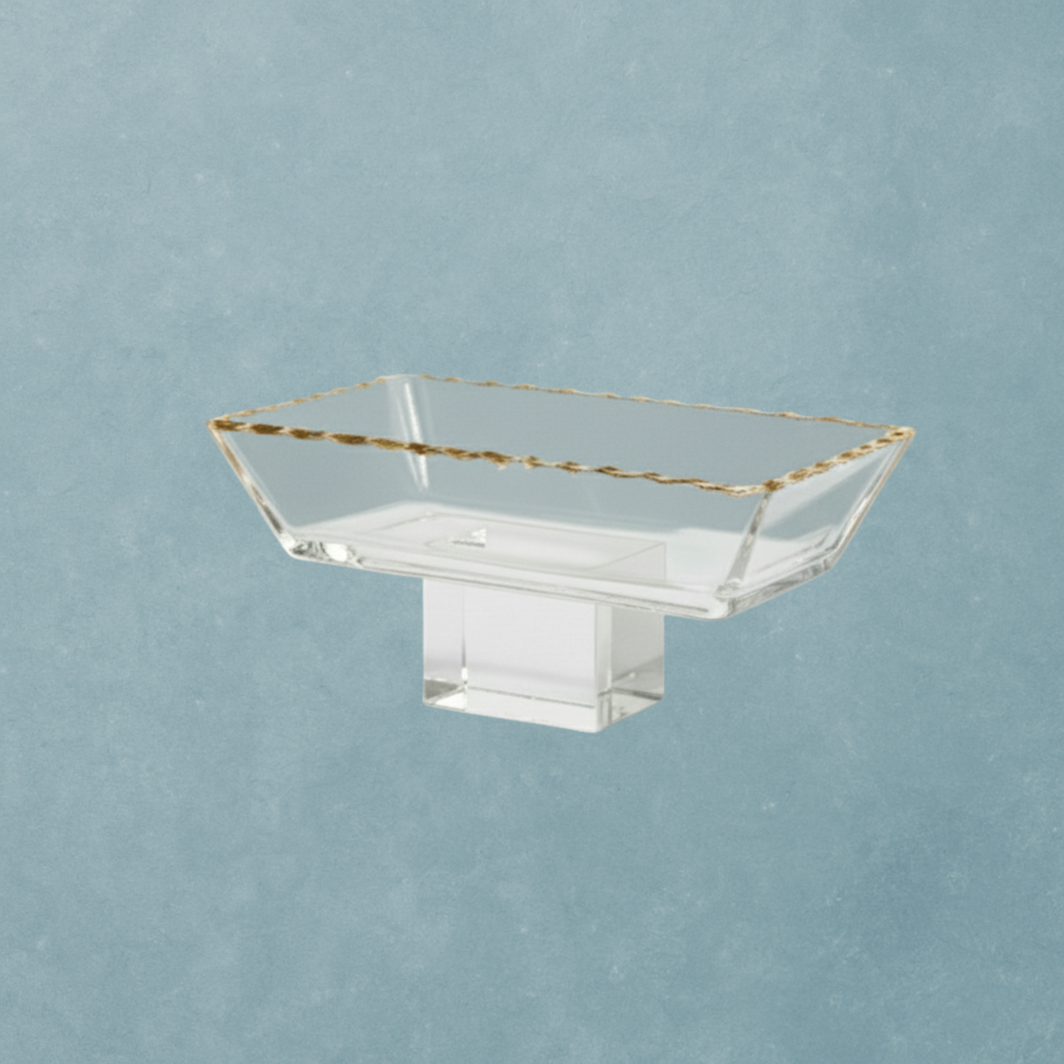 Monte Carlo Gold Rimmed Pedestal Dessert Boat 4oz