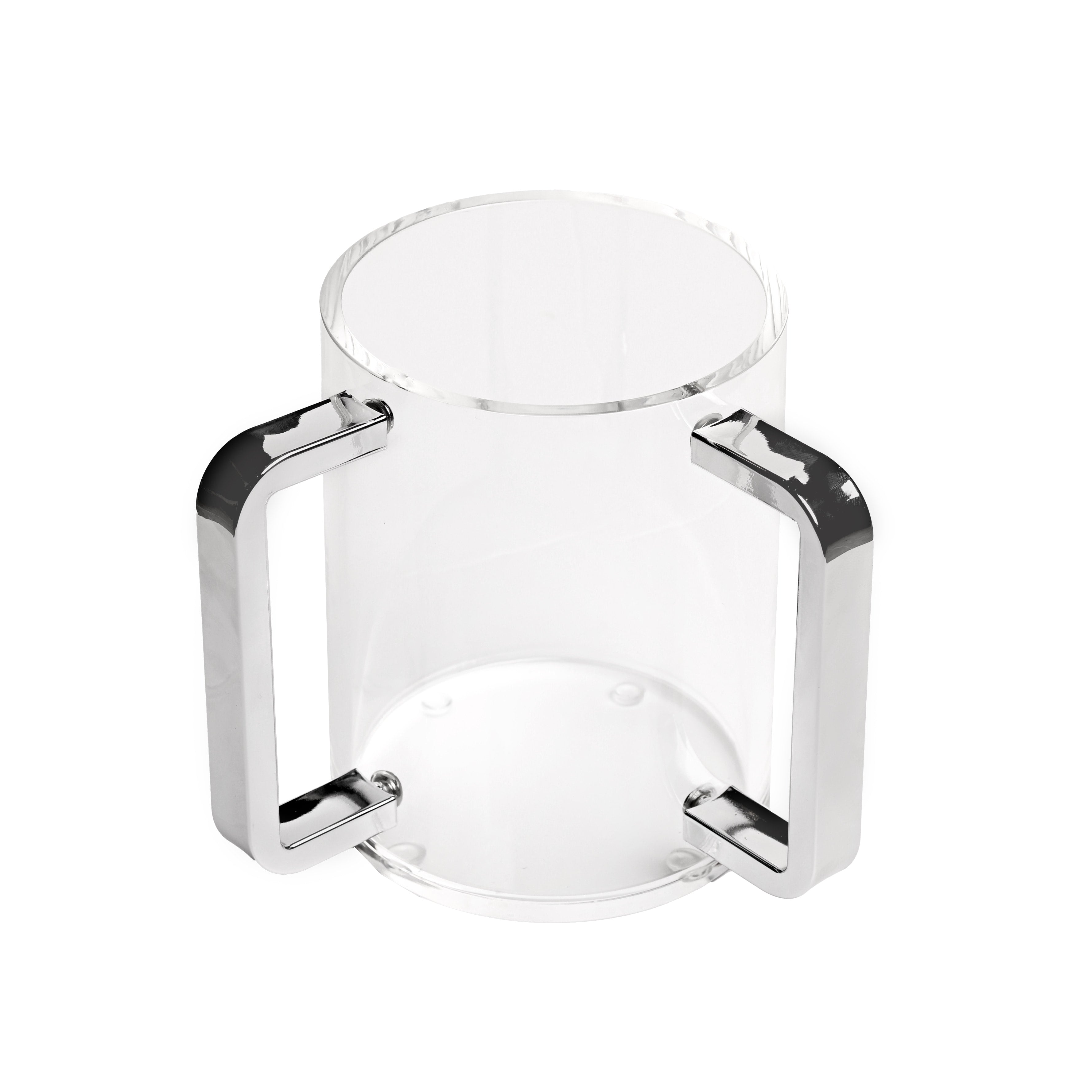 Lucite Netilas Yadayim Cup - The Closeout Connection#Color_Silver