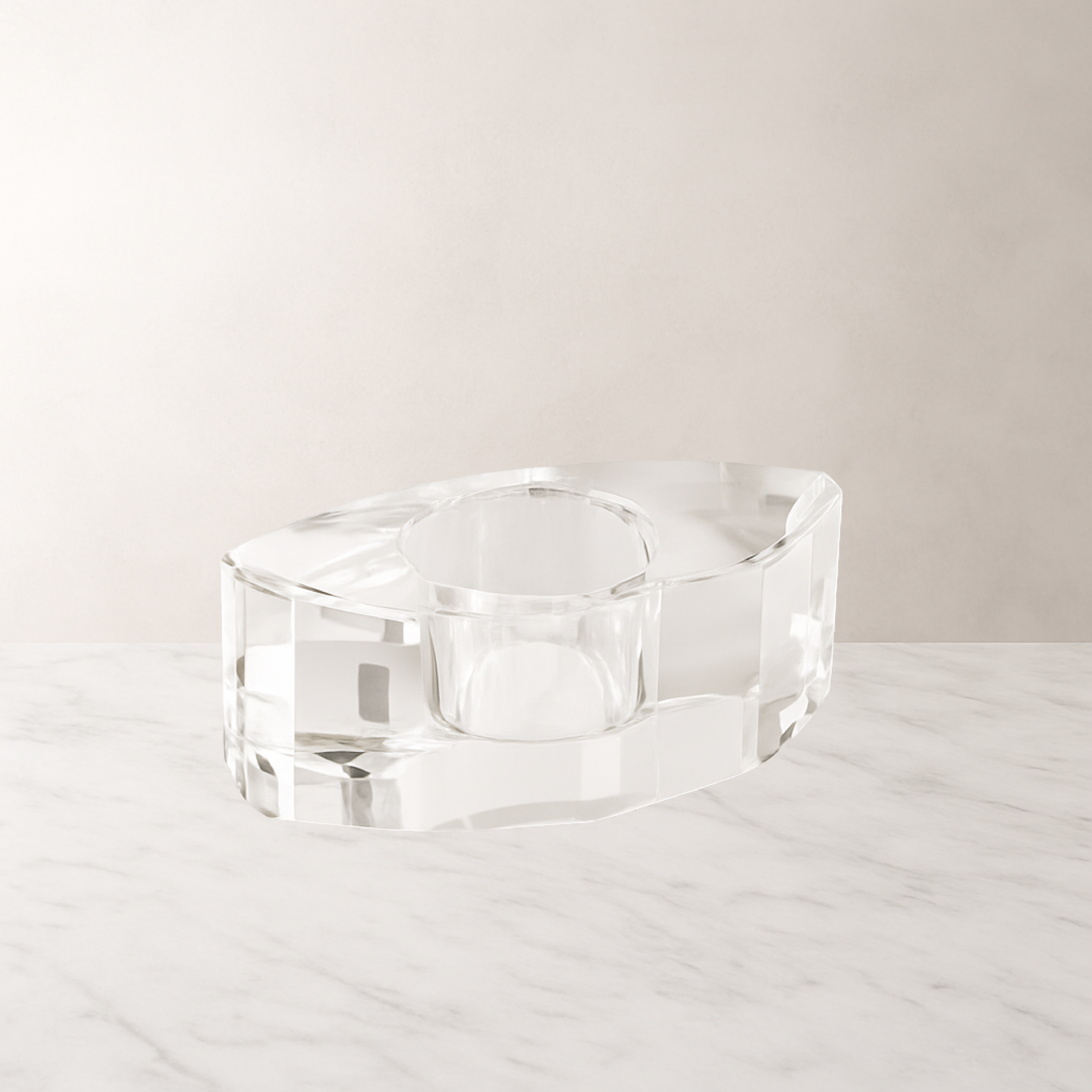 Abstract Oval-Shaped Candlestick
