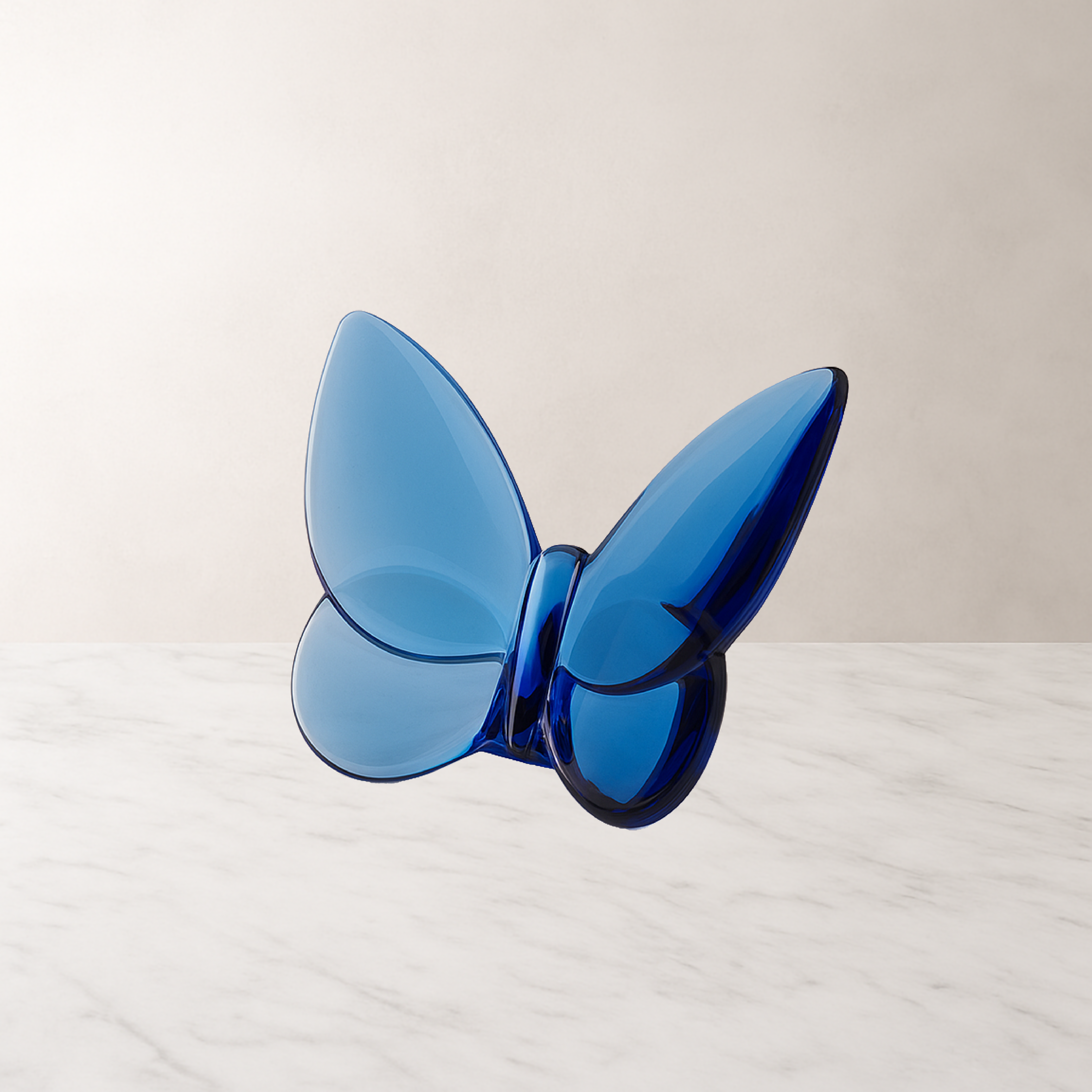 Blue Decorative Crystal Butterfly Figurine