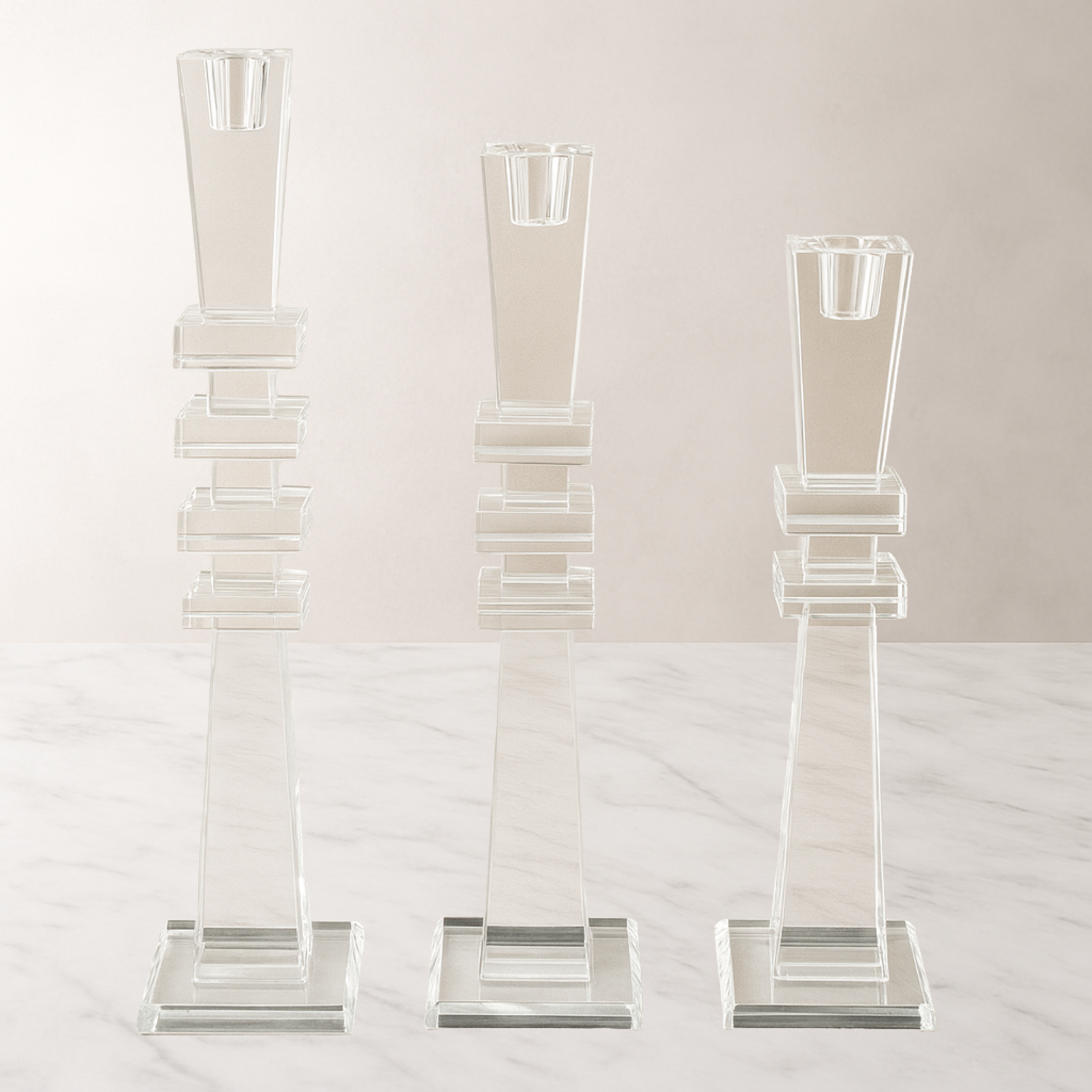 Glass Candlestick