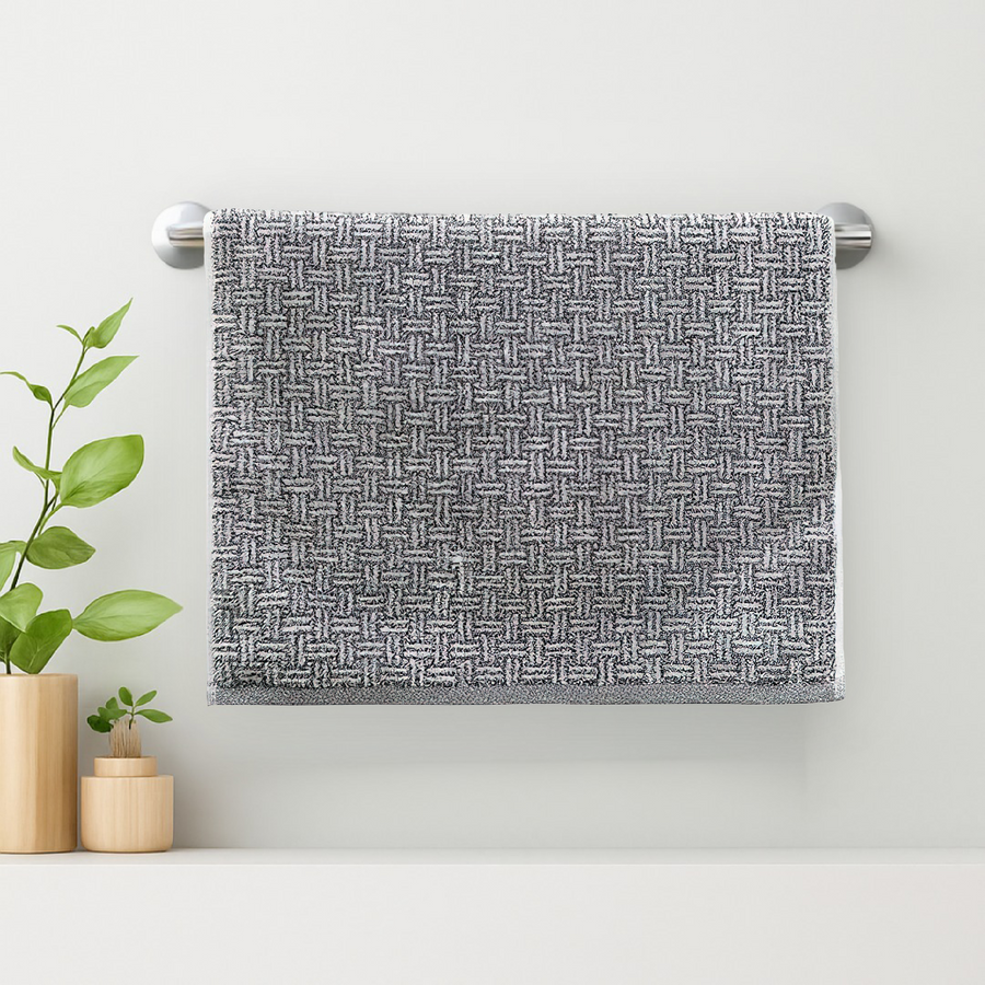 Brick Stone Hand Towel Gray - The Closeout Connection