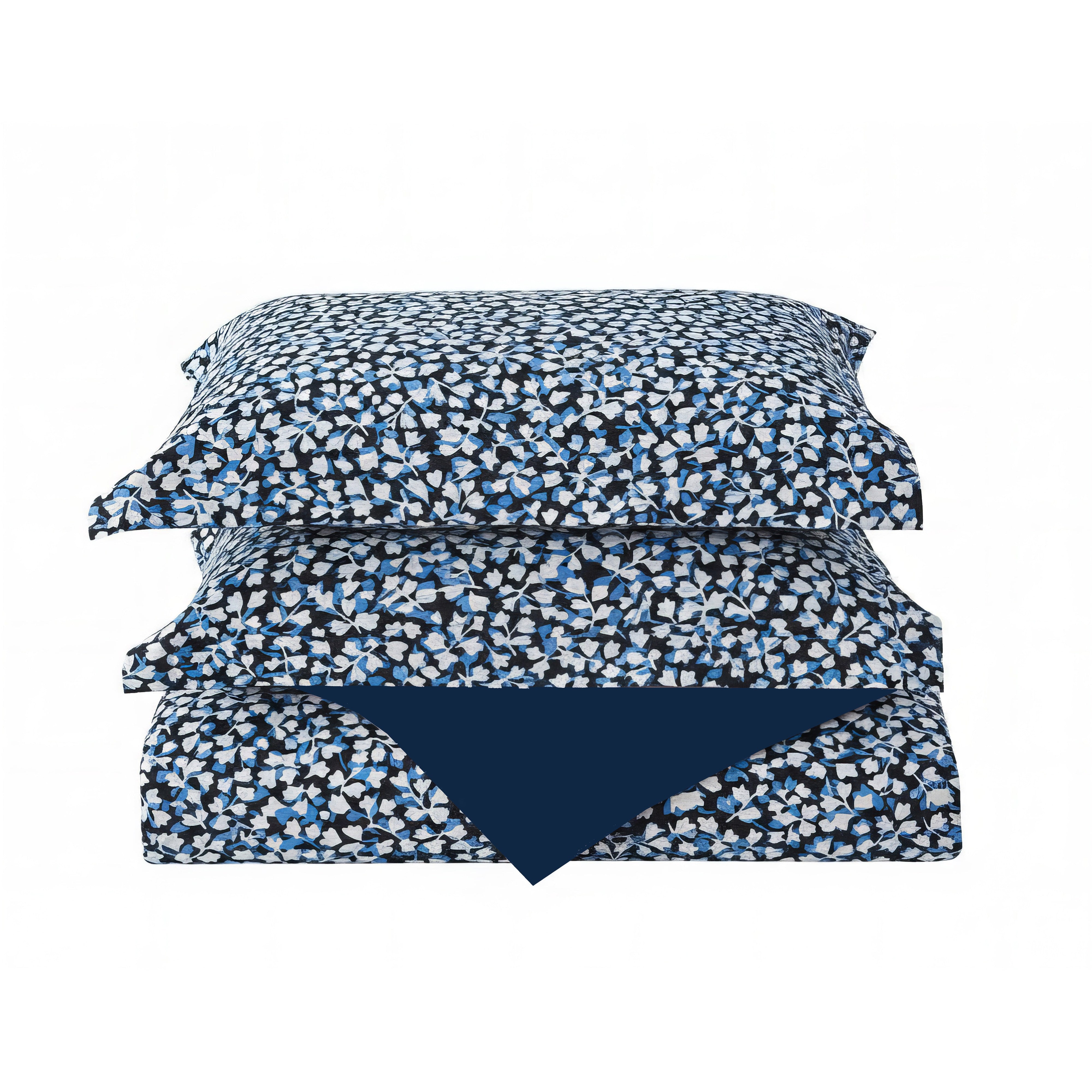 Luxe Twinning Vine Bedding Set - folded stack