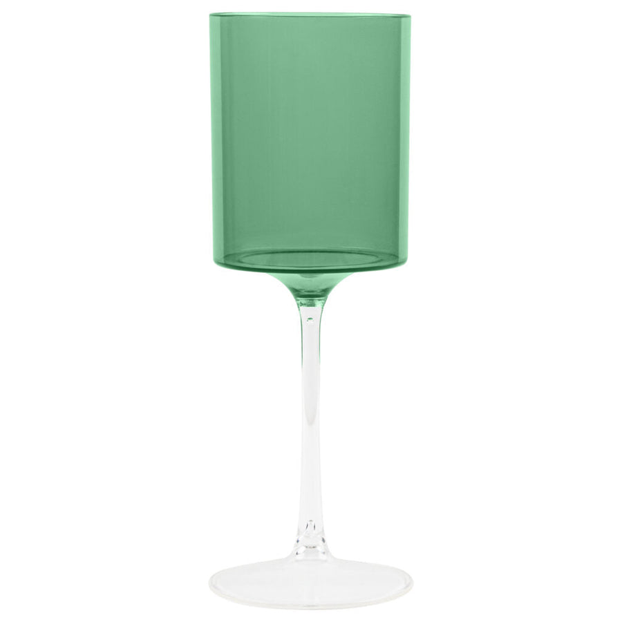 Two Tone Wine Glasses - 5 Count