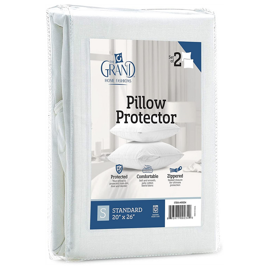 The Grand Pillow Protector Twin Pack - The Closeout Connection