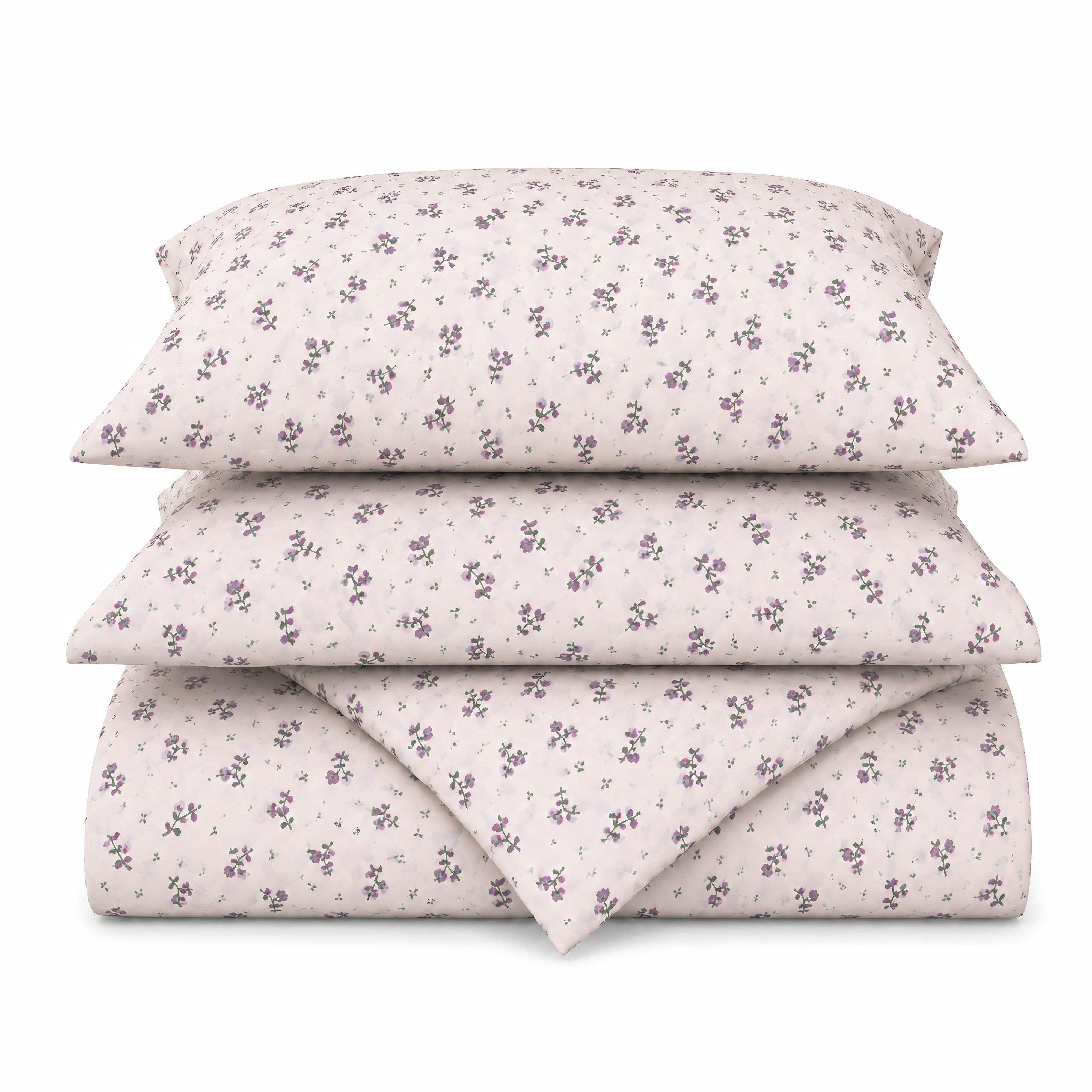 Luxe Wildflower Whirl Bedding Set - folded stack