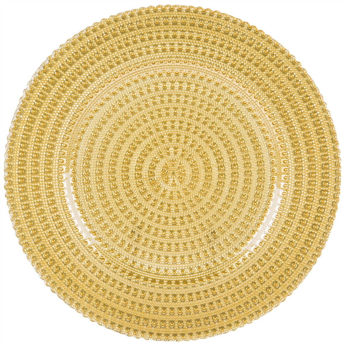 Pearl Gold Charger Plate