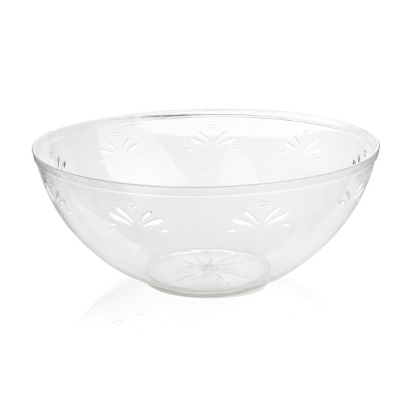 Plastic clearance serving dish