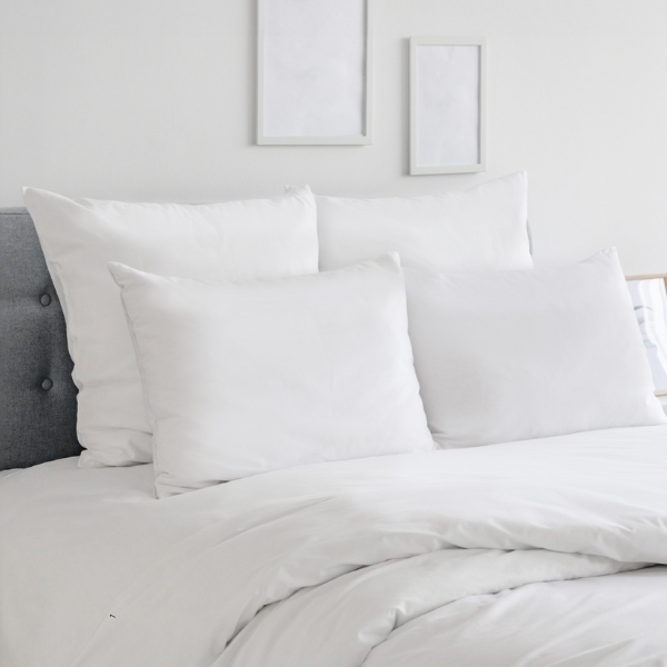 Luxe Premium 100% Cotton Pillow Case Set in White
