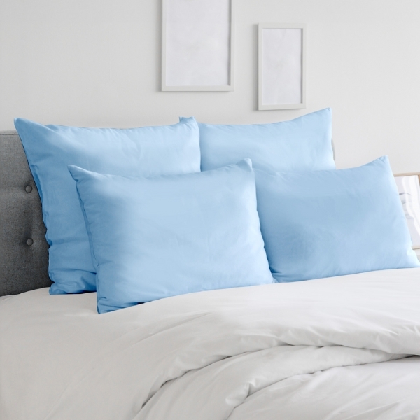 Luxe Premium 100% Cotton Pillow Case Set in Blue