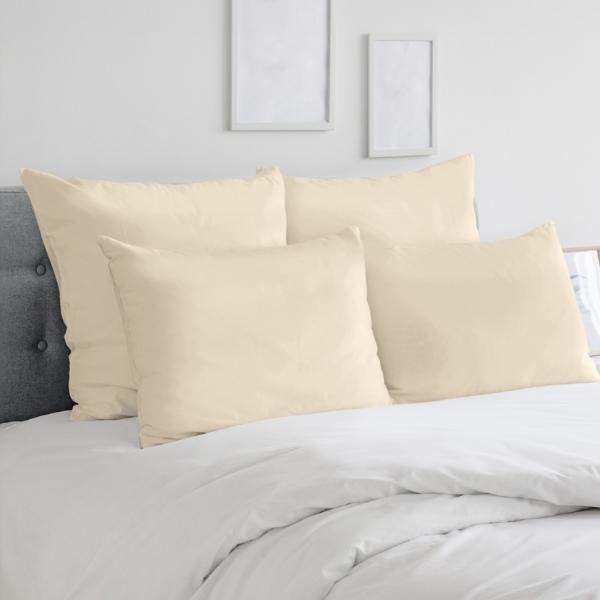 Luxe Premium 100% Cotton Pillow Case Set in Beige