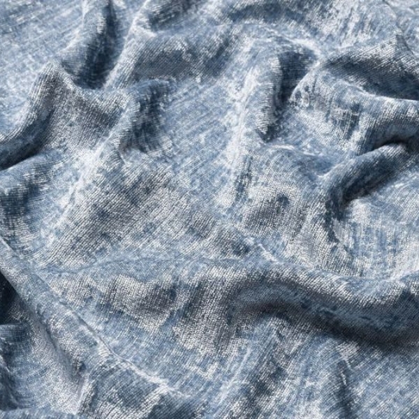 Jardin Blue Chenille Tablecloth