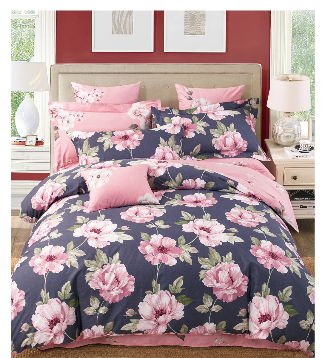 Santiago 8PC 100% Cotton Bedding Set