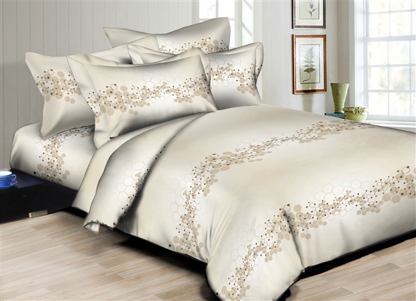 Better Bed Collection: Modern Honeycomb 8PC Bedding Sets - 300 Thread Count