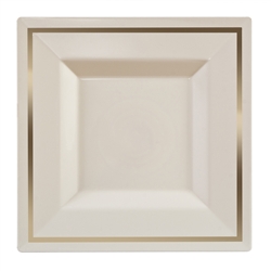 Imperial 10.75" Ivory Plastic Plate