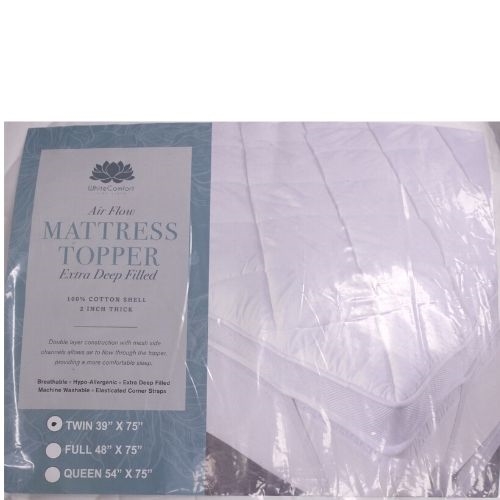 Air Flow Mattress Topper Extra Deep Filled