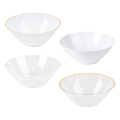 Plastic Bowls - Black Gold Organic Bowls
