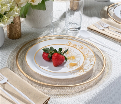 Plastic tableware 2024 for weddings