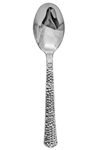 Silver-like Hammered Effect Tea Spoons -20 pc